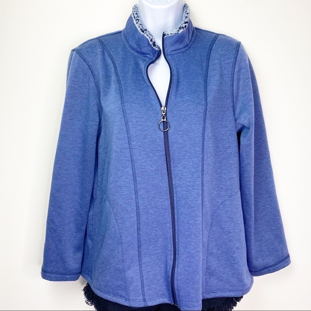 CUDDL DUDS Front Zip Jacket